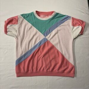 Vintage Colorful Geometric Women’s Shirt